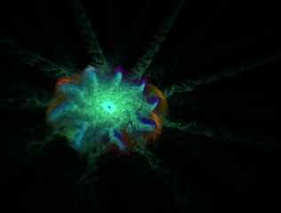 Imaginatory fractal abstract background Image