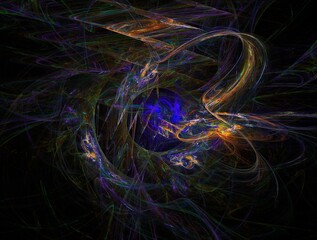 Imaginatory fractal abstract background Image