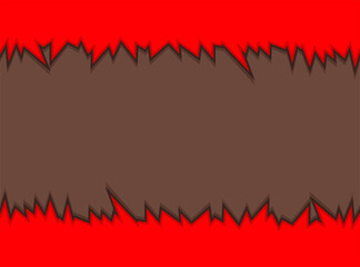 Abstract background with spikes and jagged zigzag line pattern and some copy space area