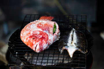 Salt-Crusted Grilled Fish