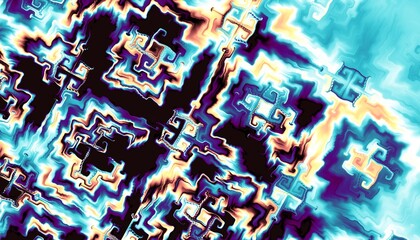 Abstract fractal pattern.