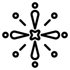 Firework icon ,Chinese New Year vector illustration