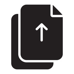 document download glyph icon