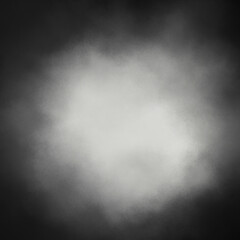 black and white background with smoke