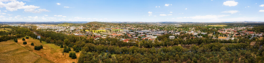 D Wagga River town wide pan