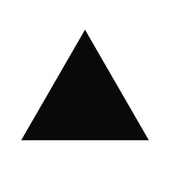 Fototapeta premium Triangle Icon Vector on white background. Flat and Trendy Sign Symbol Illustration. simple icon