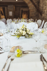 wedding table setting