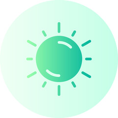 sun gradient icon