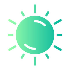 sun gradient icon