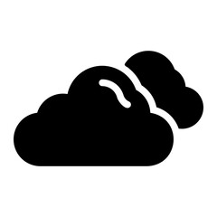 cloud glyph icon