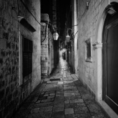  old architecture of ancient  Dubrovnik city, Croatia, Europe	