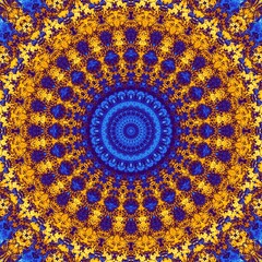 Abstract fractal pattern. Abstract symmetric pattern