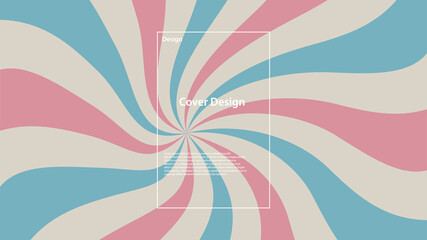 Retro background with rays or stripes in the center. Sunburst or sun burst retro background.
Vector illustration