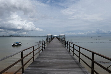 Fototapeta premium Indonesia Batam - Jetty at Montigo Resorts