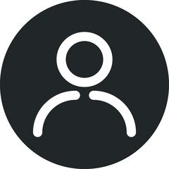 avatar line icon vector isolated, user profile vector 
