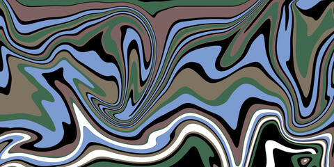 Fluid Art With Multicolour.