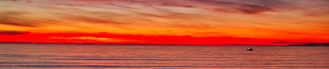 Spectacular sunsets on the Santa Barbara Coastline