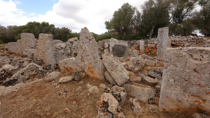 Poblado Talayótico de Son Catlar. Ciudadela, Menorca, Islas Baleares, España