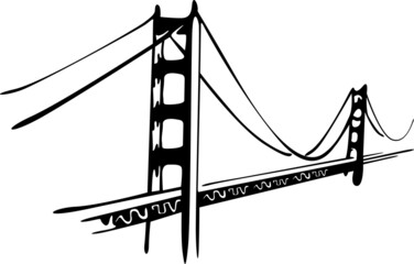 The San Francisco bridge connects the city to the county
