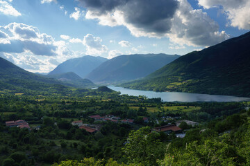 Lake of Barrea, in Abruzzi, Italy