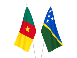 Solomon Islands and Cameroon flags