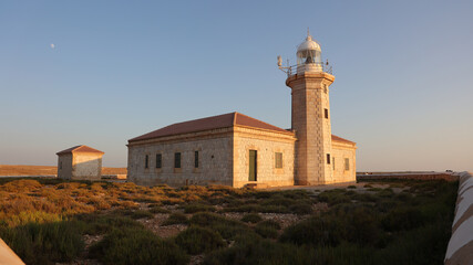 Faro de Punta Nati, Menorca, Islas Baleares, España