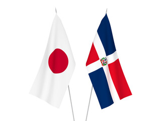 Japan and Dominican Republic flags