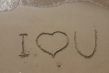 Heart of sand Love you as the grain of sand