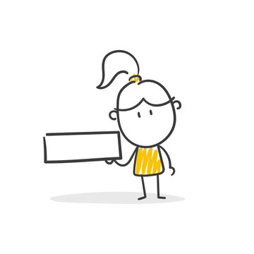 Strichfiguren / Strichm&auml;nnchen / Frauchen: Minus.