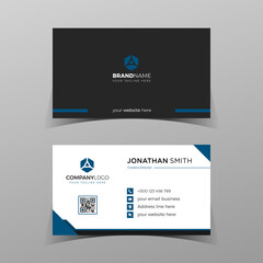 Corporate business card template design.
