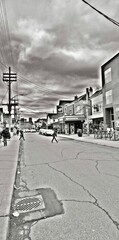Fototapeta premium old street in the city