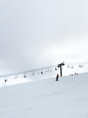 일본 하쿠바 스키 리조트 하포네 스키 리프트 / Hakuba Ski Resort in Japan. Happo...