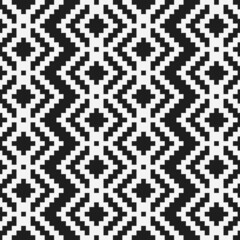 Vector pixel ornaments from triangles. Vector pattern of identical shapes for a sweater, for example.