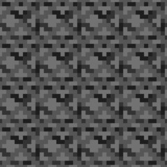Gray pixel texture. Vector pixel ornament.