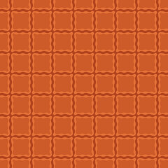 Orange shapeless squares, vector checkered pattern.