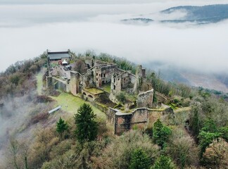 Fototapeta premium castle in the mountains