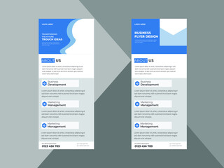 Roll up banner template graphic illustration design.