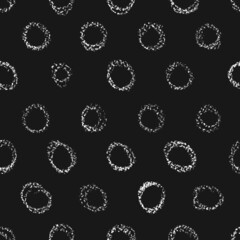 Chalkboard style black and white pattern