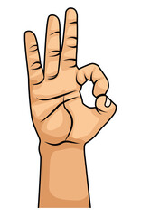 hand human like pop art