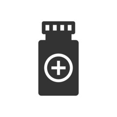 medicine icon - pharmacy bottle icon