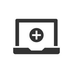 Fototapeta premium online medical icon - healthcare Online service icon