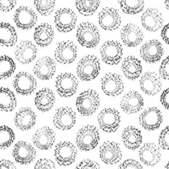 Chalkboard style black and white pattern