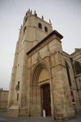 Fototapeta na wymiar Catedral de San Antolín, Palencia, Castilla y León, España
