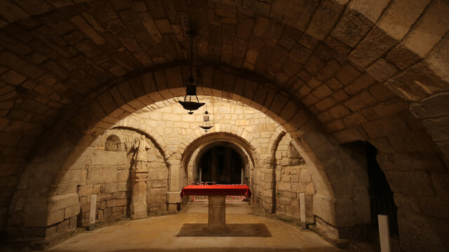 Cripta, Catedral de San Antol&iacute;n, Palencia, Castilla y Le&oacute;n, Espa&ntilde;a