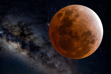 milkyway lunar eclipse