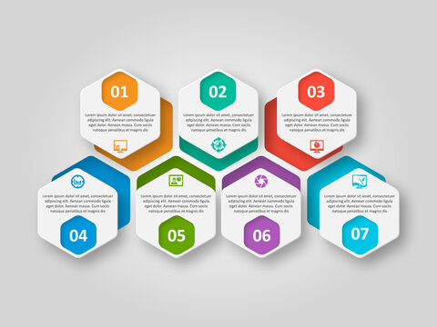 Abstract 3D Paper Infographics. Business template .Vector illustration