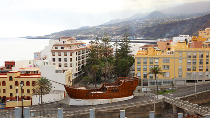 Barco de la Virgen, Museo Naval, Santa Cruz de La Palma, Santa Cruz de Tenerife, Islas Canarias,...