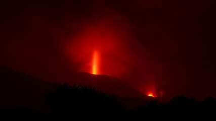 Fototapeta na wymiar Volcán del Cumbre Vieja, La Palma, Islas Canarias, España