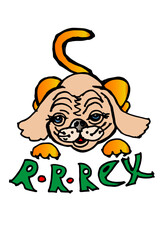 red dog, cartoon, animal, vector, illustration, character, fun, face, funny, baby, drawing, smile, cute, happy, nature, dog, art, design, orange, pet, mascot, eyes, icon