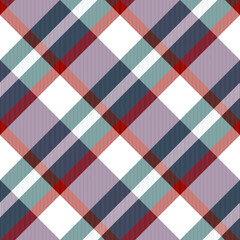 Tartan plaid. Scottish pattern in red, white cage. Scottish cage. Traditional Scottish checkered background. Template for design ornament. Seamless fabric texture ethnic pattern vector illustrations